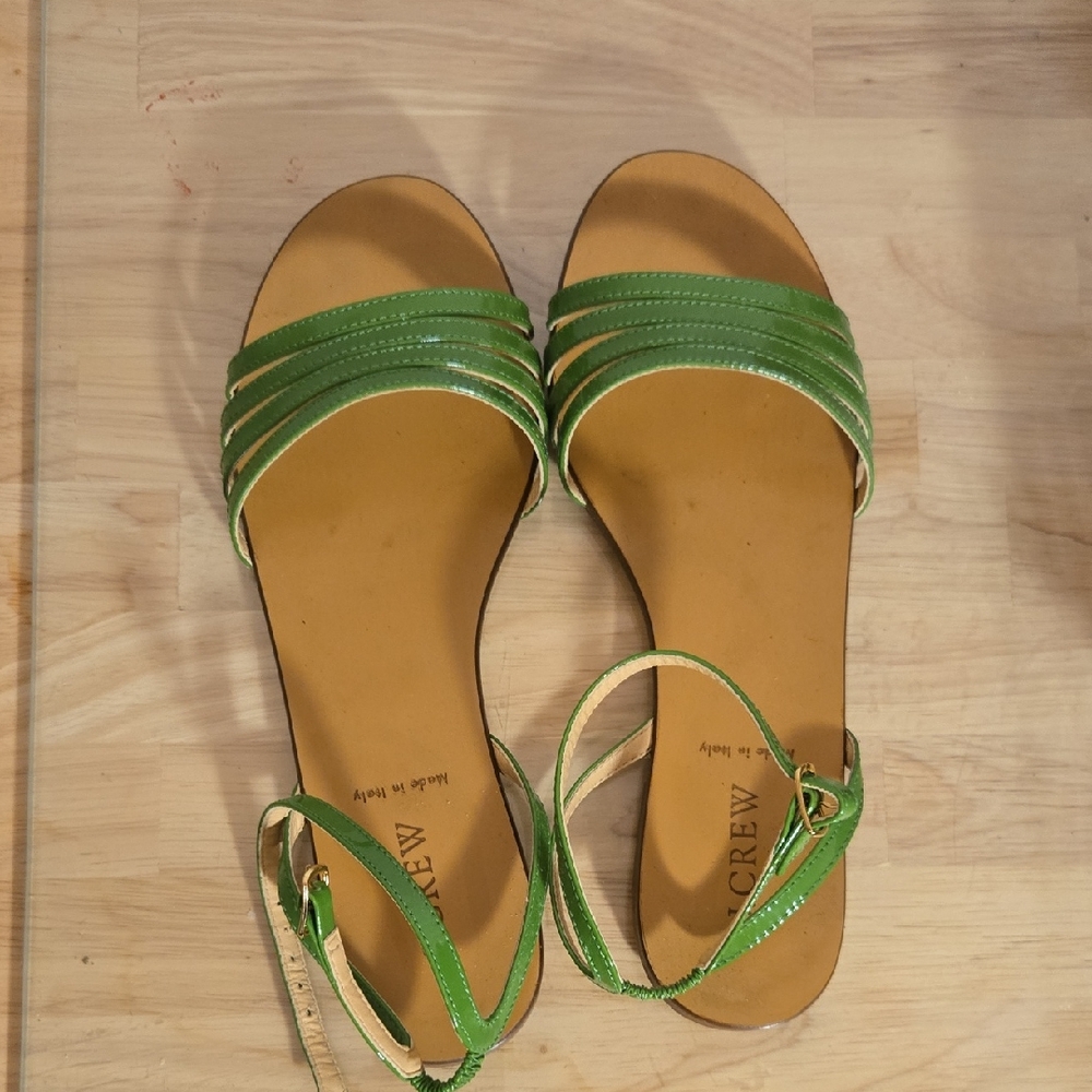 J. Crew Women's Vibrant Green Sandals